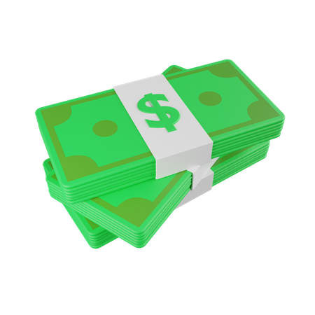 Money Stack 3D Illustration