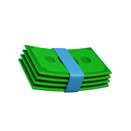 Money Stack 3D Icon