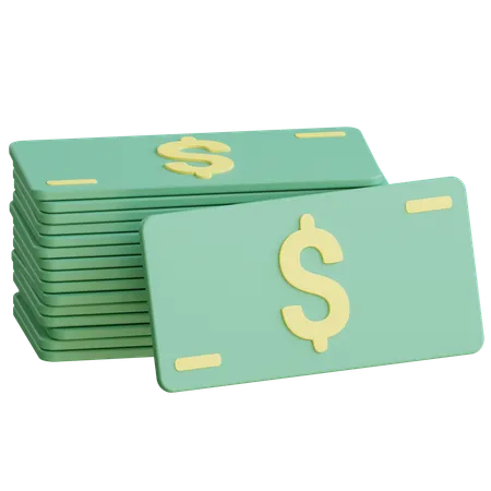 Money Stack 3D Icon