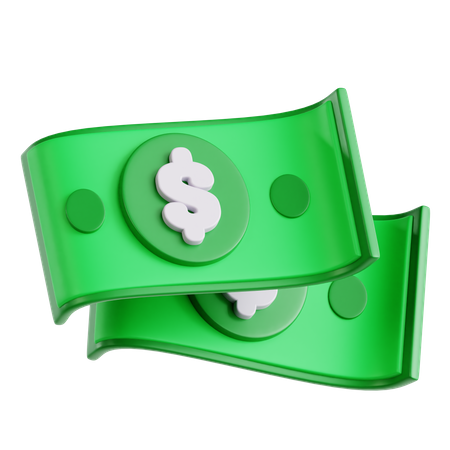 Money Stacks  3D Icon