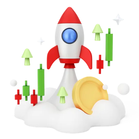 Money Startup  3D Icon