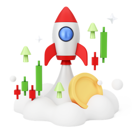Money Startup 3D Icon