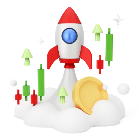 Money Startup 3D Icon