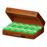 3d money suitcase illustration
