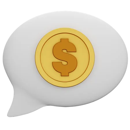 Money Talk  3D Icon