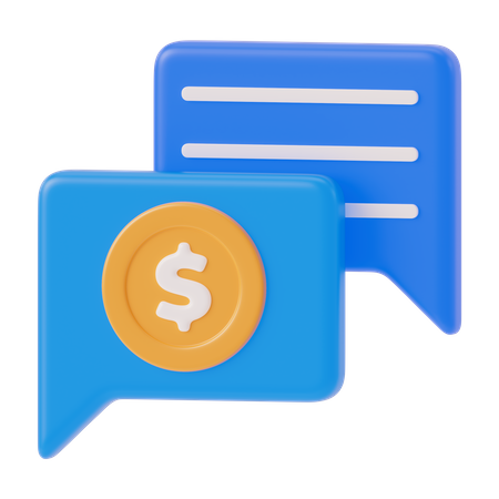 Money Talk  3D Icon