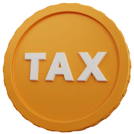 Money Tax  3D Icon