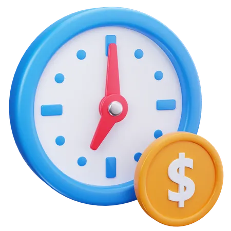 Money Time  3D Icon
