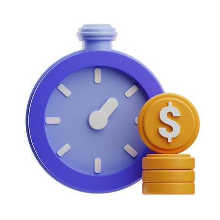 Money Time  3D Icon