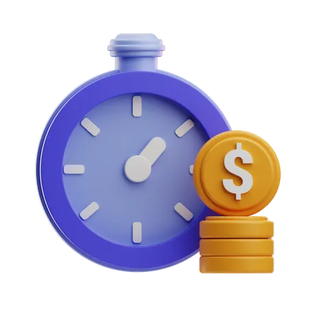 Money Time  3D Icon