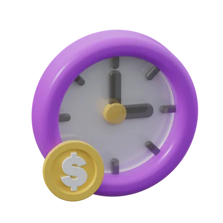 Money Time  3D Icon