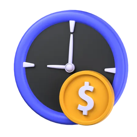 Money Time  3D Icon