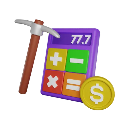 Money Tools 3 D Icon 3D Icon