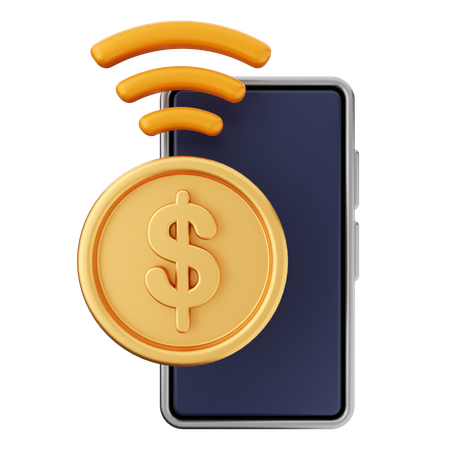 Money Transaction  3D Icon