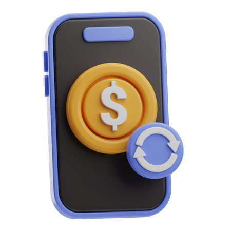 Money Transaction  3D Icon