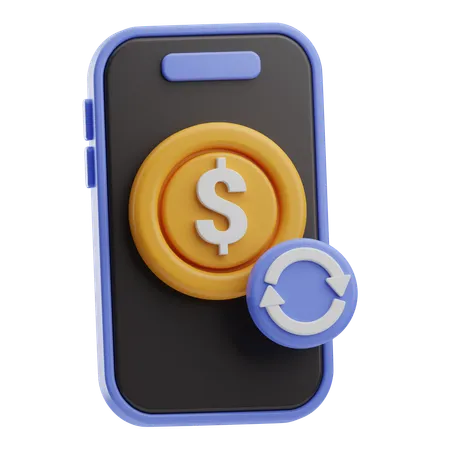 Money Transaction  3D Icon