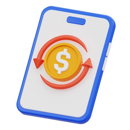 Money Transaction  3D Icon