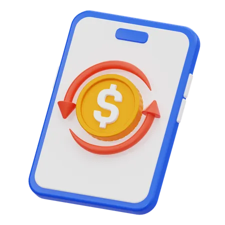 Money Transaction  3D Icon