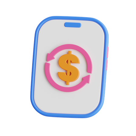 Money Transaction  3D Icon