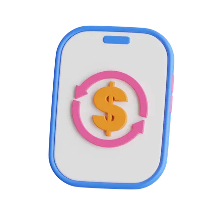 Money Transaction  3D Icon