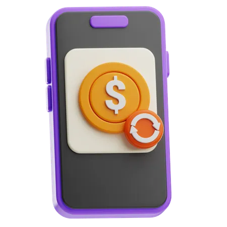 Money Transaction  3D Icon