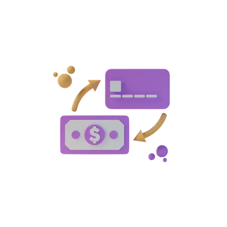 Money Transaction 3D Icon