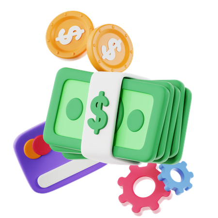 Money Transactions  3D Icon