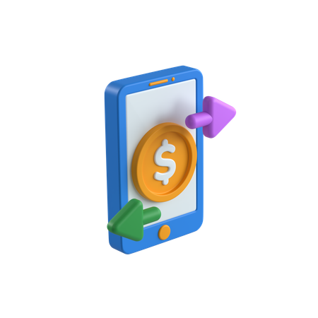 送金  3D Icon