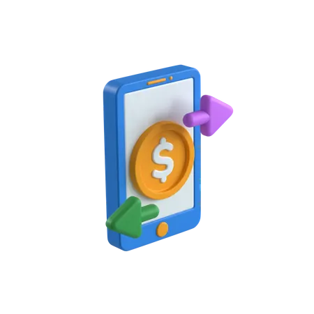 送金  3D Icon
