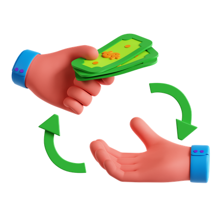 送金  3D Icon