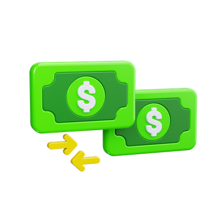 送金  3D Icon