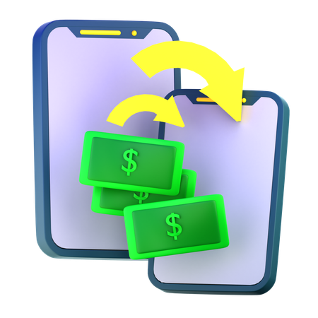 送金  3D Icon
