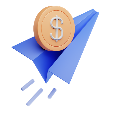 Money Transfer  3D Icon