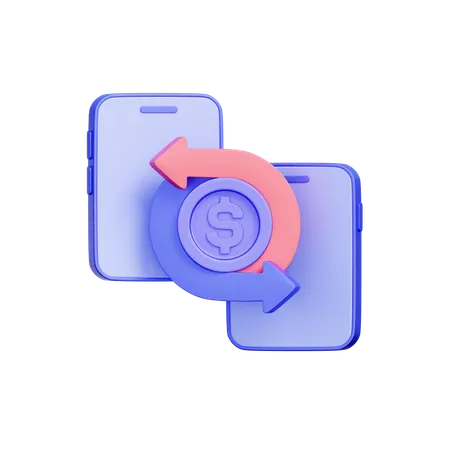 Money Transfer  3D Icon