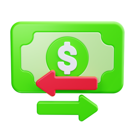 Money Transfer  3D Icon