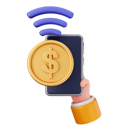 Money Transfer  3D Icon