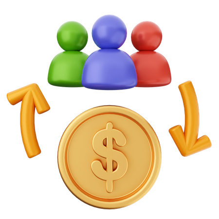 Money Transfer  3D Icon