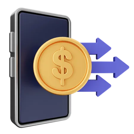 Money Transfer  3D Icon