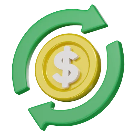 Money Transfer  3D Icon