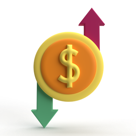 Money Transfer  3D Icon