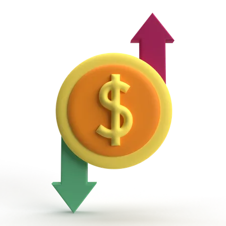 Money Transfer  3D Icon