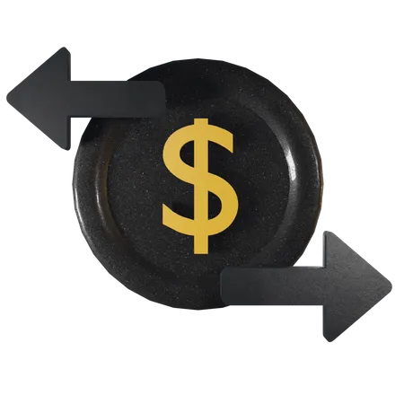 Money Transfer  3D Icon