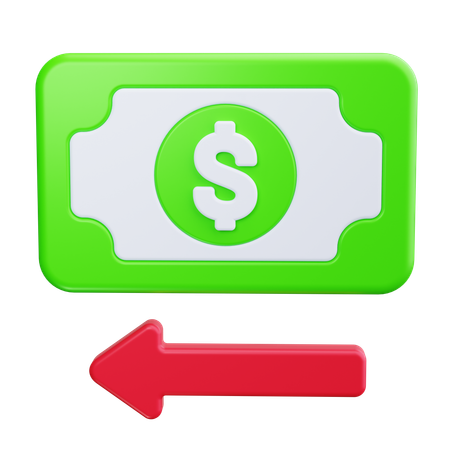 Money Transfer  3D Icon