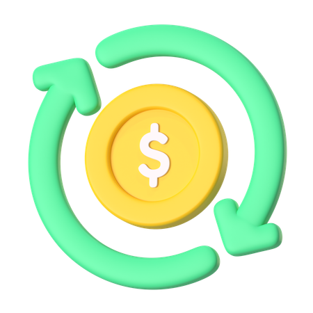Money Transfer  3D Icon