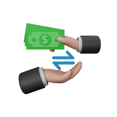 3 D Rendering Transfer Isolated Useful For Business Currency Economy And Finance Design 3D Icon