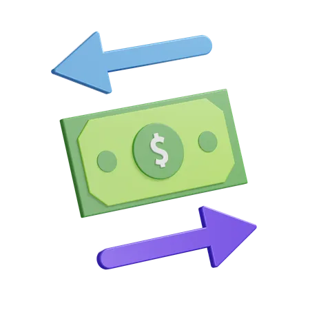 Money Translation 3D Illustration