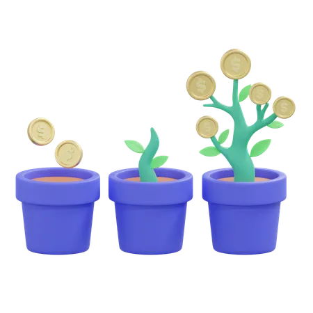 Money Tree  3D Icon