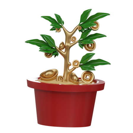 Money Tree  3D Icon