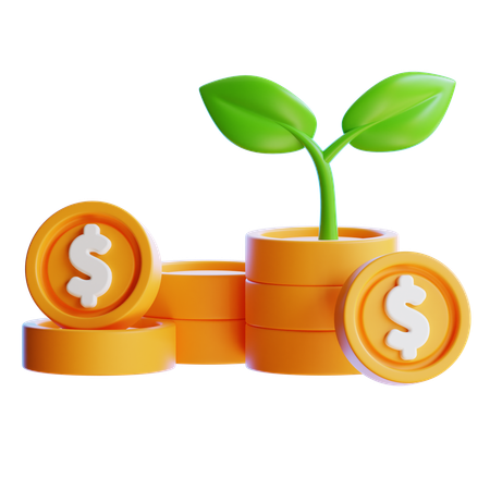 Money Tree  3D Icon