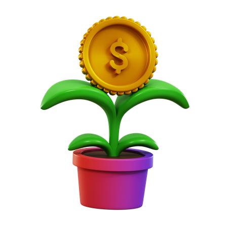 Money Tree 3D Icon